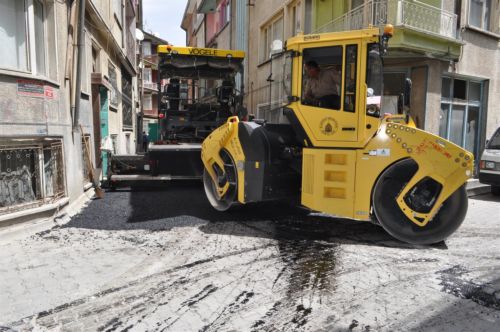 Karatay'n Sokaklar Asfaltlanyor 